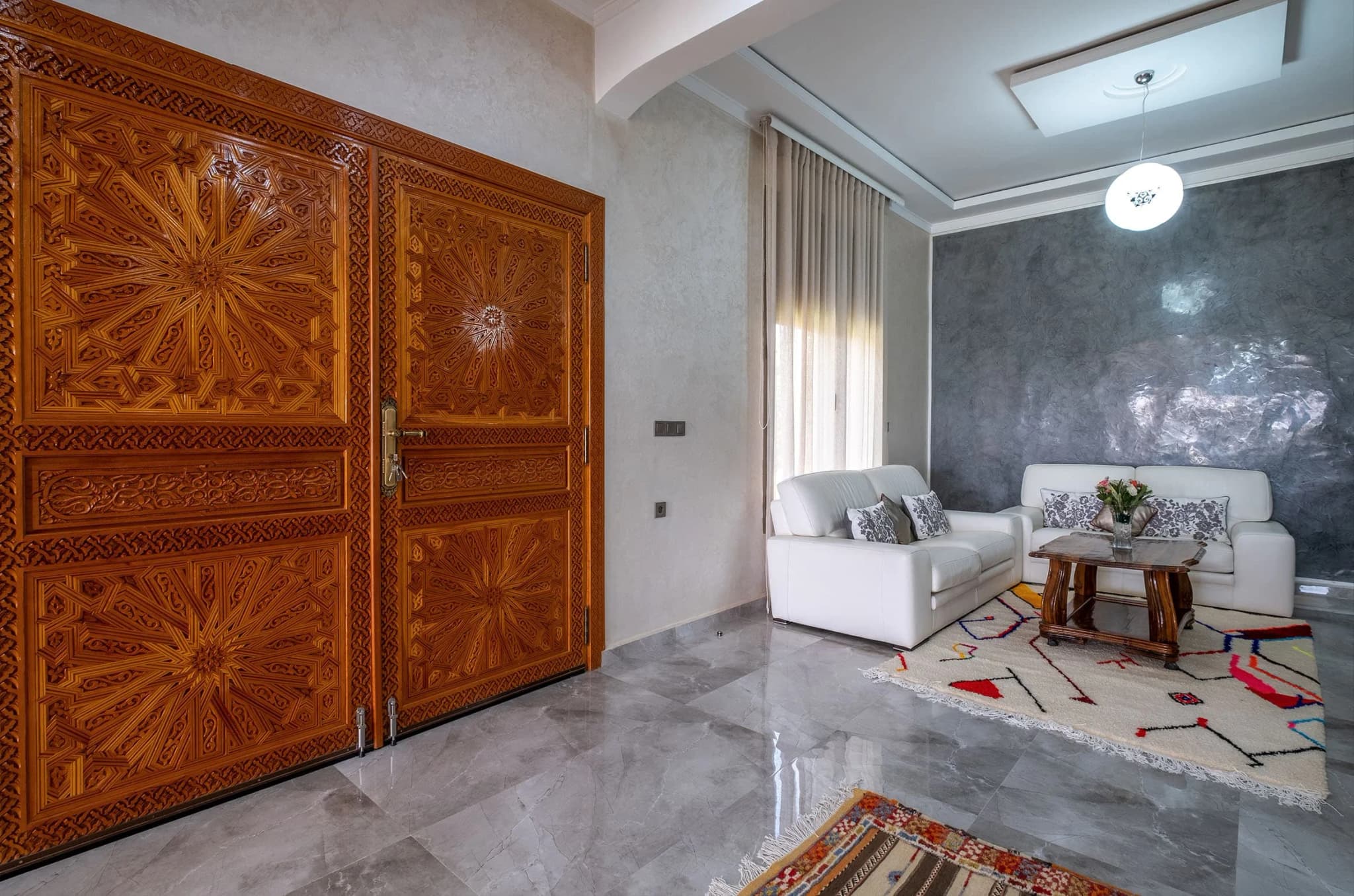 Villa à louer Ourika - Intérieur élégant et traditionnel près de Marrakech